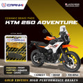 Ceramic Brake Pads For KTM 250 Adventure 2025 Front CRM859 1 Set CRANK1