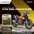 Ceramic Brake Pads For KTM 390 Adventure Upto 2024 Front CRM8609 1 Set CRANK1