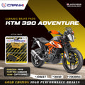 Ceramic Brake Pads For KTM 390 Adventure Upto 2024 Rear CRM359 1 Set CRANK1