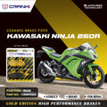 Ceramic Brake Pads For Kawasaki Ninja 250R Rear CRM052 4 1 Set CRANK1