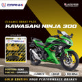 Ceramic Brake Pads For Kawasaki Ninja 300 Rear CRM052 4 1 Set CRANK1