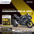 Ceramic Brake Pads For Kawasaki Ninja 400 Rear CRM052 4 1 Set CRANK1