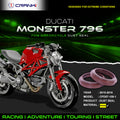Fork Dust Seals Pair For Ducati Monster 796 2010-2016 - CPD57-108-1 - CRANK1