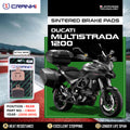 Sintered Brake Pads For Ducati Multistrada 1200 2010-2014 - Rear - CB662 - 1 Set - CRANK1