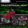 Fork Dust Seals Pair For Ducati Multistrada 1200 2015-2017 - CPD57-176 - CRANK1