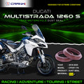 Fork Dust Seals Pair For Ducati Multistrada 1260 S 2018-2020 - CPD57-176 - CRANK1