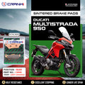 Sintered Brake Pads For Ducati Multistrada 950 2017 Onwards - Rear - CB181 - 1 Set - CRANK1