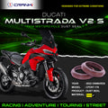 Fork Dust Seals Pair For Ducati Multistrada V2 S 2022 Onwards - CPD57-176 - CRANK1