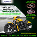 Fork And Dust Seals Kit For Harley Davidson Night Rod 2006 Onwards - CRANK1
