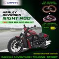 Fork And Dust Seals Kit For Harley Davidson Night Rod 2006 Onwards - CRANK1