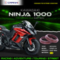 Fork Dust Seals Pair For Kawasaki Ninja 1000 2015-2019 - CPD57-115 - CRANK1