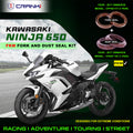 Fork And Dust Seals Kit For Kawasaki Ninja 650 2017 Onwards - CRANK1