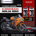 Carbon Brake Pads For Kawasaki Ninja 650 2006-2016 - Front - CFB922 CFB132 - 2 Sets - CRANK1