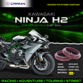 Fork Dust Seals Pair For Kawasaki Ninja H2 2015-2019 - CPD57-102 - CRANK1