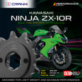 Sprocket For Kawasaki Ninja ZX-10R 2006-2007 - Front - CPF1537 17T - CRANK1