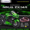 Fork Dust Seals Pair For Kawasaki Ninja ZX-14R 2011-2021 - CPD57-102 - CRANK1