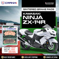 Sintered Brake Pads For Kawasaki Ninja ZX-14R 2011-2013 2015-2020 - Front - CB744 - 2 Sets - CRANK1
