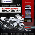 Carbon Brake Pads For Kawasaki Ninja ZX-14R 2011-2013 2015-2020 - Rear - CFB452 - 1 Set - CRANK1
