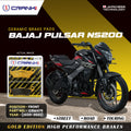 Ceramic Brake Pads For Bajaj Pulsar NS200 2020 2023 Front CRM479 1 Set CRANK1