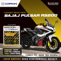 Ceramic Brake Pads For Bajaj Pulsar RS200 2024 2025 Front CRM479 1 Set CRANK1