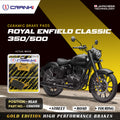 Ceramic Brake Pads For Royal Enfield Classic 350 500 Rear CRM359 1 Set CRANK1