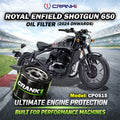 Oil Filter For Royal Enfield Shotgun 650 - CPO515 - CRANK1