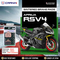 Sintered Brake Pads For Aprilia RSV4 2021 Onwards - Rear - CB662 - 1 Set - CRANK1
