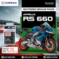 Sintered Brake Pads For Aprilia RS 660 2021 Onwards - Rear - CB662 - 1 Set - CRANK1