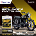 Ceramic Brake Pads For Royal Enfield Electra 350 Front CRM479 1 Set CRANK1