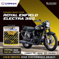 Ceramic Brake Pads For Royal Enfield Electra 350 Rear CRM359 1 Set CRANK1