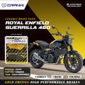 Ceramic Brake Pads For Royal Enfield Guerrilla 450 2024 Onwards Front CRM859 1 Set CRANK1
