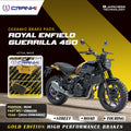 Ceramic Brake Pads For Royal Enfield Guerrilla 450 2024 Onwards Rear CRM359 1 Set CRANK1