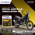 Ceramic Brake Pads For Royal Enfield Himalayan 411 Front CRM479 1 Set CRANK1