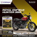 Ceramic Brake Pads For Royal Enfield Hunter 350 Rear CRM359 1 Set CRANK1