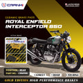 Ceramic Brake Pads For Royal Enfield Interceptor 650 Rear CRM359 1 Set CRANK1