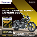 Ceramic Brake Pads For Royal Enfield Super Meteor 650 Rear CRM479 1 Set CRANK1