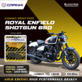 Ceramic Brake Pads For Royal Enfield Shotgun 650 2024 2025 Front CRM859 1 Set CRANK1