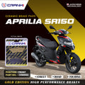 Ceramic Brake Pads For Aprilia SR150 Front CRM063 1 Set CRANK1