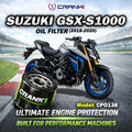 Oil Filter For Suzuki GSX-S1000 2018-2020 - CPO138 - CRANK1