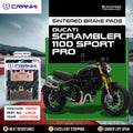 Sintered Brake Pads For Ducati Scrambler 1100 Sport Pro 2020-2024 - Front - CB036 - 2 Sets - CRANK1