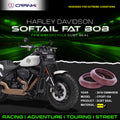 Fork Dust Seals Pair For Harley Davidson Softail Fat Bob 2018 Onwards - CPD57-104 - CRANK1