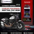 Carbon Brake Pads For Harley Davidson Softail Fat Bob 2018 Onwards - Rear - CFB017 - 1 Set - CRANK1