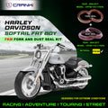 Fork And Dust Seals Kit For Harley Davidson Softail Fat Boy 2004-2017 - CRANK1