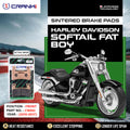 Sintered Brake Pads For Harley Davidson Softail Fat Boy 2015-2017 - Front - CB692 - 1 Set - CRANK1
