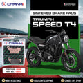 Sintered Brake Pads For Triumph Speed T4 - Rear - CB312 - 1 Set - CRANK1