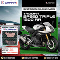 Sintered Brake Pads For Triumph Speed Triple 1200 RR 2021 Onwards - Rear CB312 1set - CRANK1