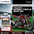 Sintered Brake Pads For Triumph Speed Triple 1200 RS 2021 Onwards - Front - CB744 - 2 Sets - CRANK1