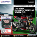 Sintered Brake Pads For Triumph Speed Triple 1200 RS 2021 Onwards - Rear -CB312 - 1 Set - CRANK1