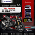 Carbon Brake Pads For Triumph Speed Triple 1200 RS 2021 Onwards - Rear - CFB312 - 1 Set - CRANK1