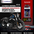 Carbon Brake Pads For Harley Davidson Sportster Forty Eight 2014-2020 - Front - CFB046 - 1 Set - CRANK1